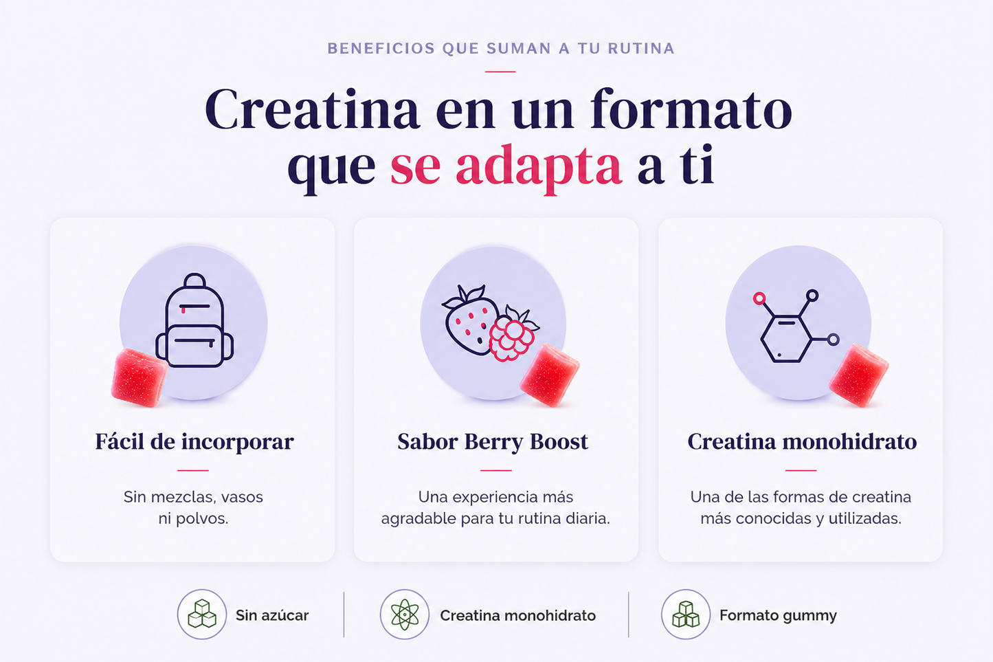 CREATINE GUMMIES BERRY BOOST