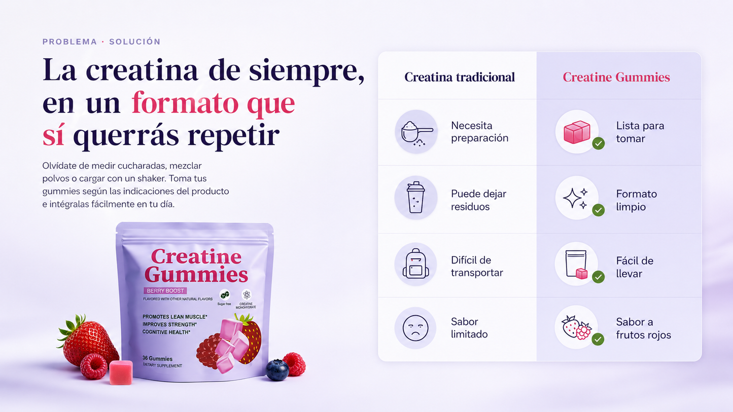 CREATINE GUMMIES BERRY BOOST