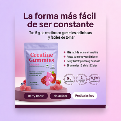 CREATINE GUMMIES BERRY BOOST