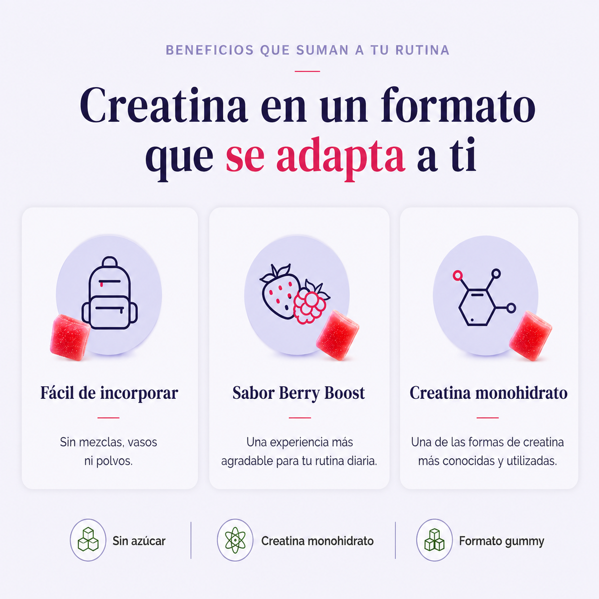 CREATINE GUMMIES BERRY BOOST